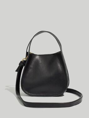 Madewell The Sydney Crossbody Bag Black Leather Over Shoulder Pockets
